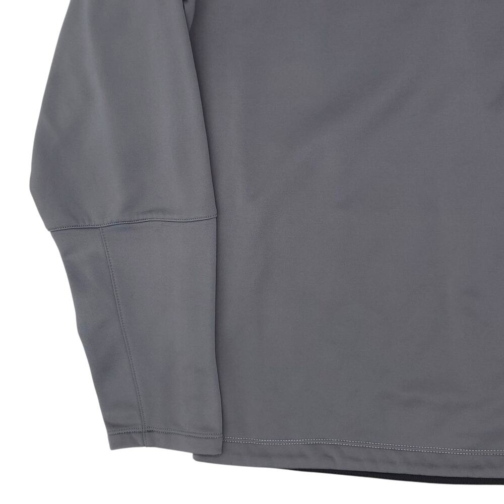 Nike Golf Jacket Mens Small Gray White Pullover 1/4 Zip Standard Therma Fit - Picture 11 of 12
